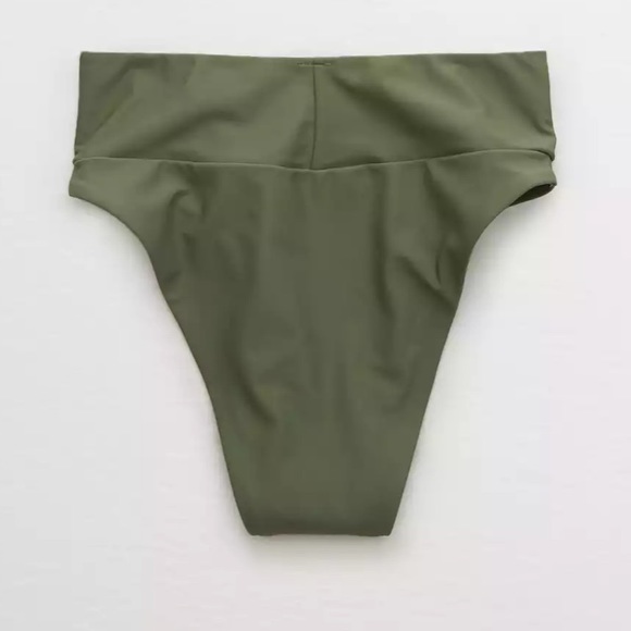 Aerie High Cut Cheeky Bikini Bottom - Picture 2 of 7